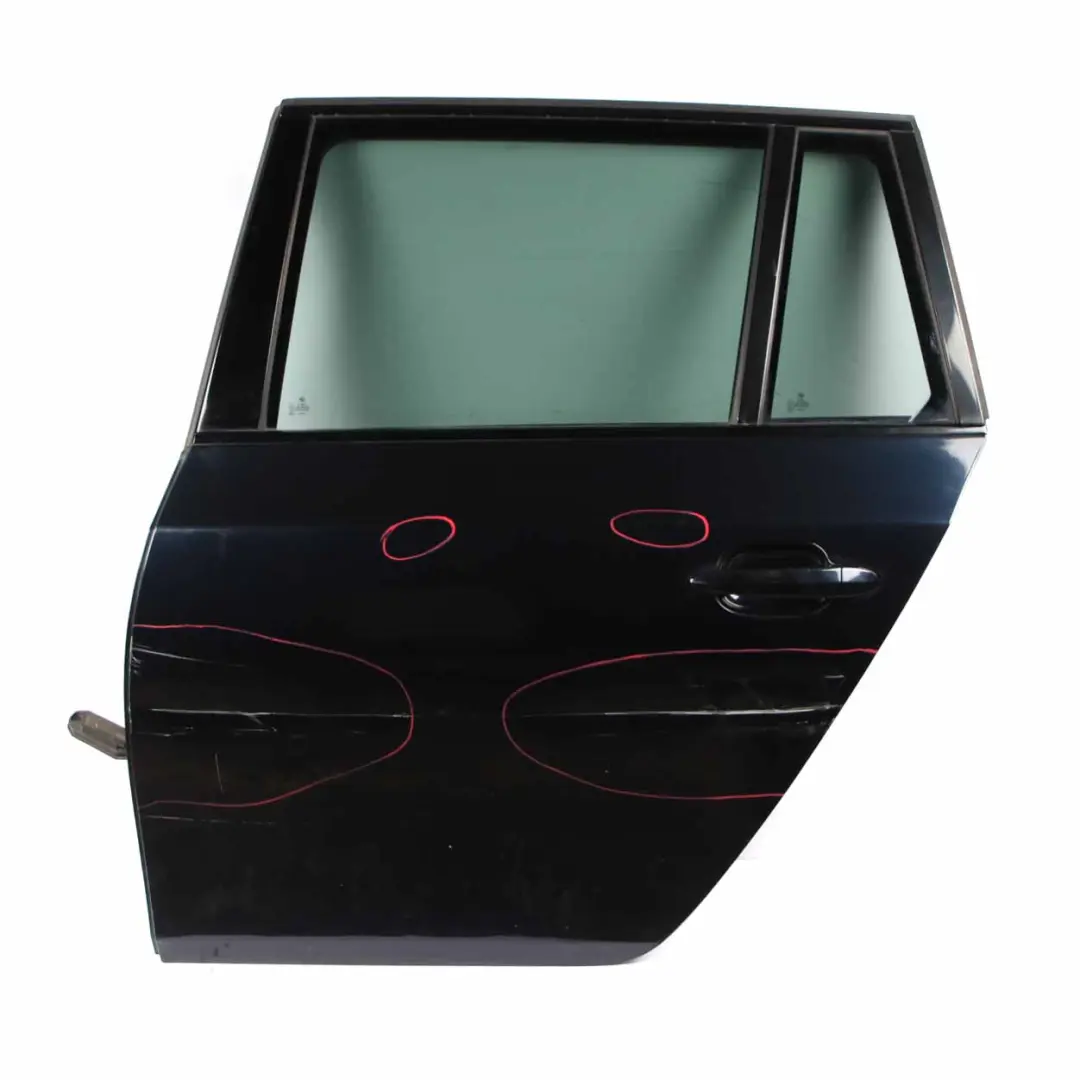 Door Rear Left N/S Carbonschwarz Carbon Black Metallic - 416 to BMW E61 Touring with Part number 7158501 BMW E61 Touring Door Rear Left N/S Carbonschwarz Carbon Black Metallic - 416 - SKU 7158501-CAR - Part number 7158501