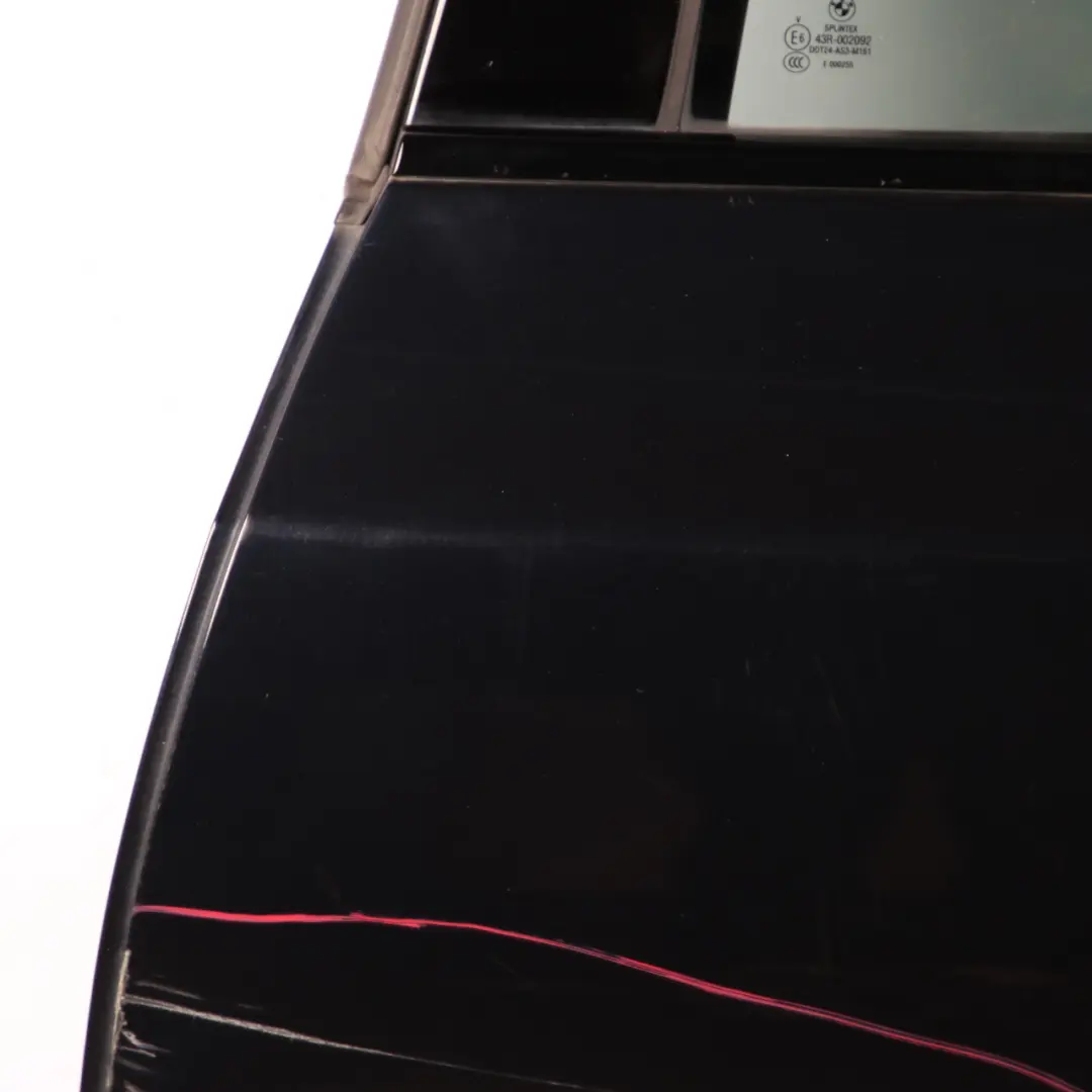 BMW E61 Touring Door Rear Left N/S Carbonschwarz Carbon Black Metallic - 416 - SKU 7158501-CAR - Part number 7158501
