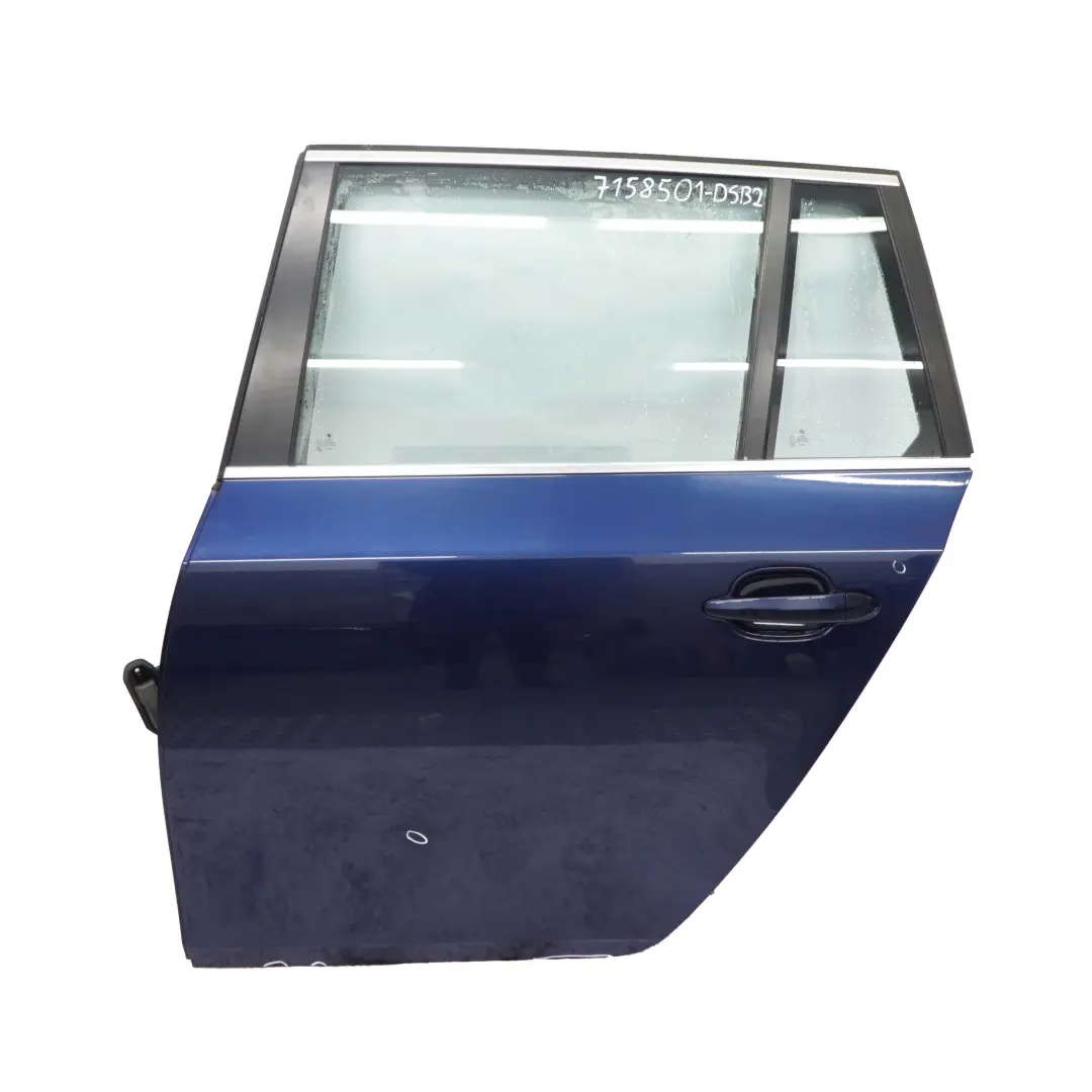 Door Rear Left N/S Tiefseeblau Deep Sea Blue - A76 to BMW 5 E61 2 Touring with Part number 7158501 BMW 5 E61 2 Touring Door Rear Left N/S Tiefseeblau Deep Sea Blue - A76 - SKU 7158501-DSB2 - Part number 7158501