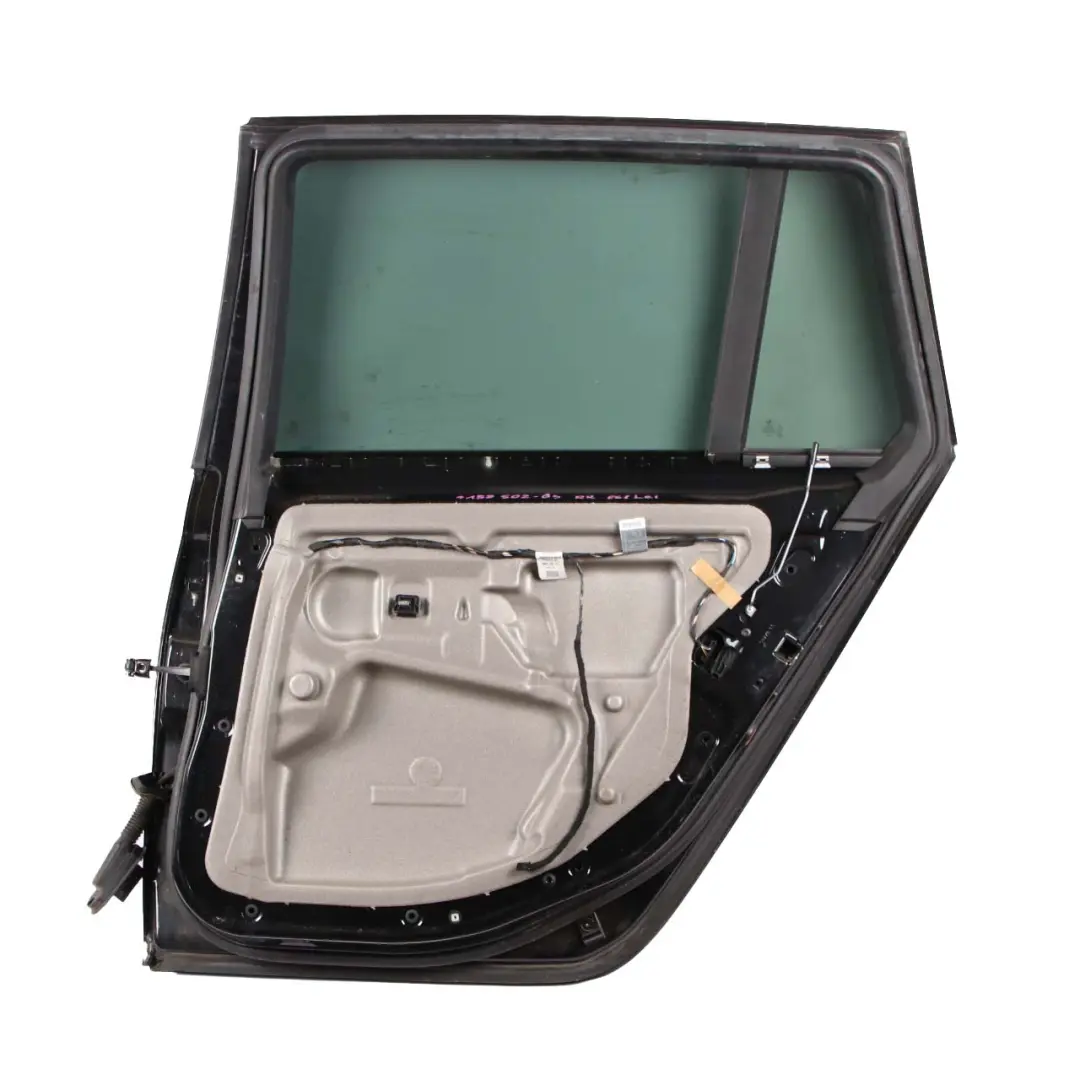 Door Rear Right O/S Black Sapphire Metallic - 475 to BMW E61 Touring with Part number 7158502 BMW E61 Touring Door Rear Right O/S Black Sapphire Metallic - 475 - SKU 7158502-BS - Part number 7158502