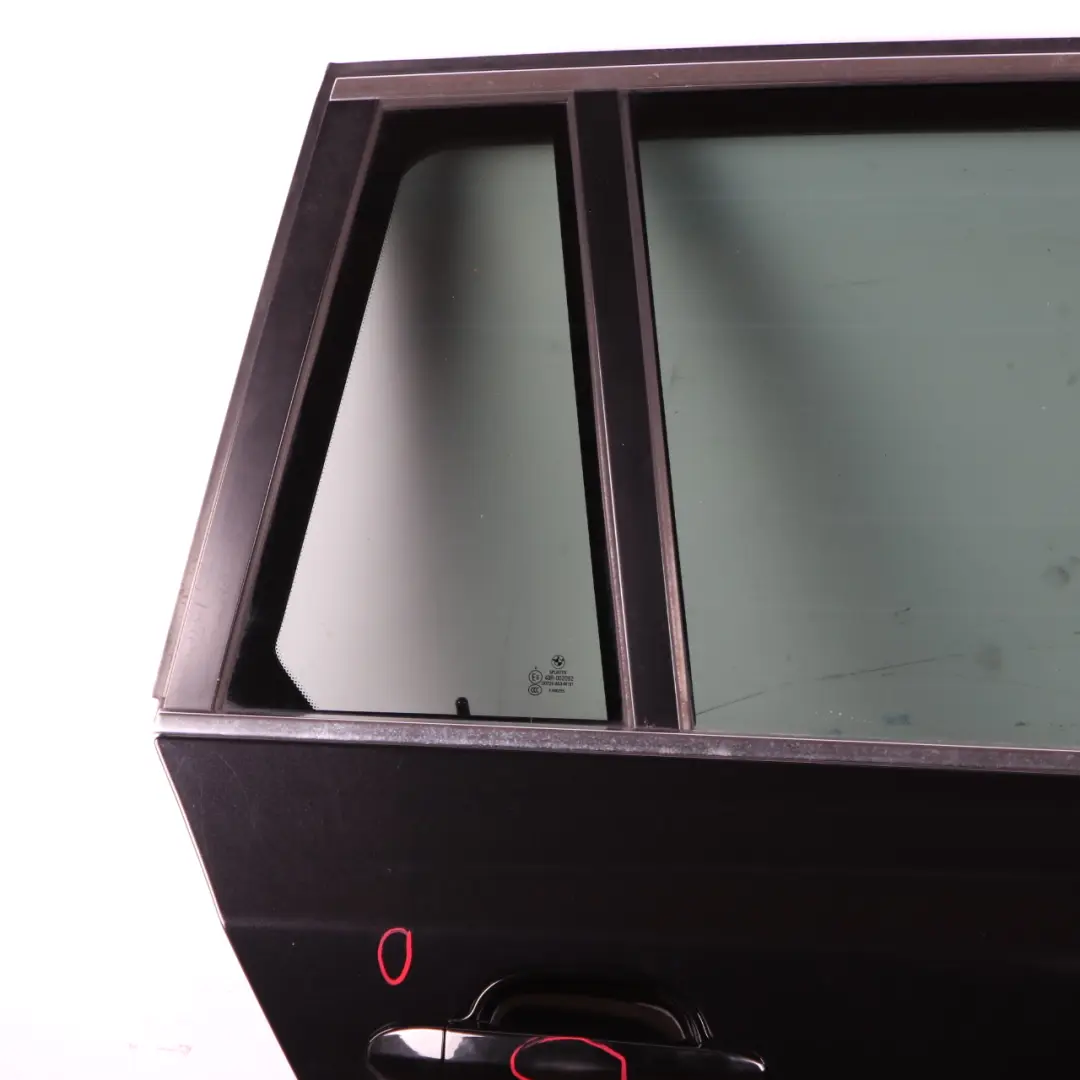 Door Rear Right O/S Black Sapphire Metallic - 475 to BMW E61 Touring with Part number 7158502 BMW E61 Touring Door Rear Right O/S Black Sapphire Metallic - 475 - SKU 7158502-BS - Part number 7158502