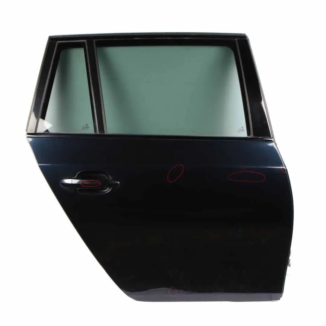 Door Rear Right O/S Carbonschwarz Carbon Black - 416 to BMW E61 Touring with Part number 7158502 BMW E61 Touring Door Rear Right O/S Carbonschwarz Carbon Black - 416 - SKU 7158502-CAR - Part number 7158502