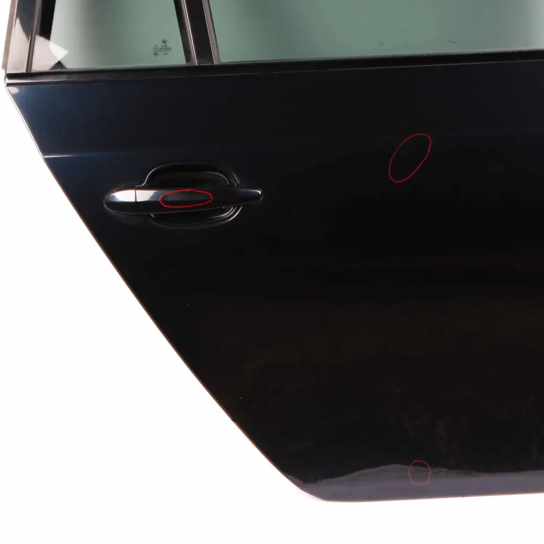 BMW E61 Drzwi prawe tylne tył carbonschwarz - SKU 7158502-CAR - Numer Części 7158502