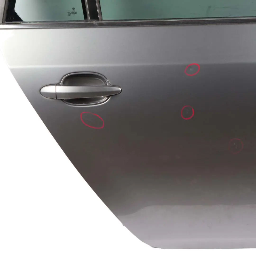 Door Rear Right O/S Spacegrau Space Grey Metallic - A52 to BMW E61 Touring with Part number 7158502 BMW E61 Touring Door Rear Right O/S Spacegrau Space Grey Metallic - A52 - SKU 7158502-SCG - Part number 7158502