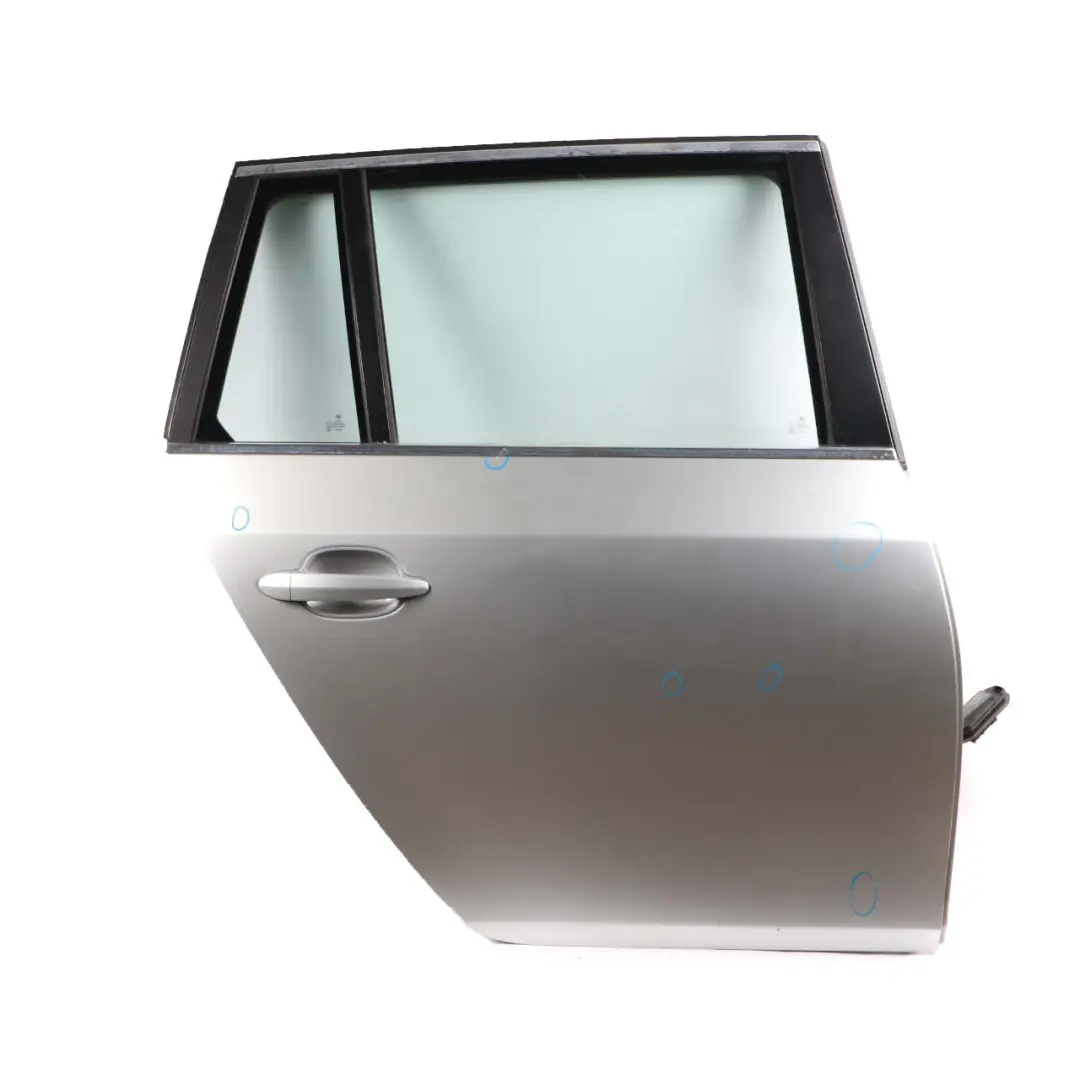 Door Rear Right O/S Titansilber Titan Silver Metallic - 354 to BMW 5 E61 Touring with Part number 7158502 BMW 5 E61 Touring Door Rear Right O/S Titansilber Titan Silver Metallic - 354 - SKU 7158502-TS - Part number 7158502