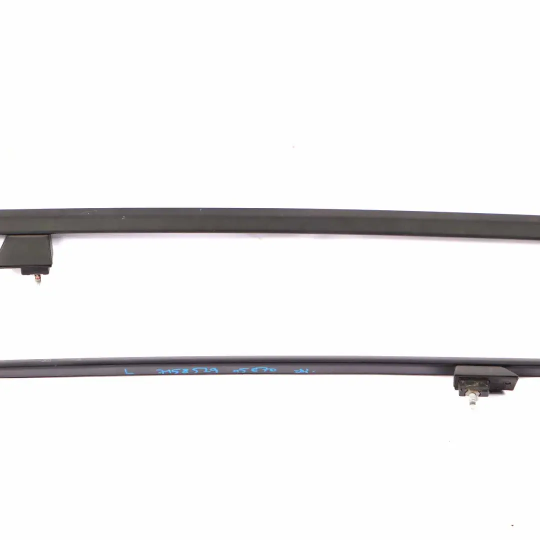 BMW X5 E70 Roof Railing Left Right N/O/S Luggage Compartment Rack Strip Set - SKU 7158529/7158530 - Part number 7158529