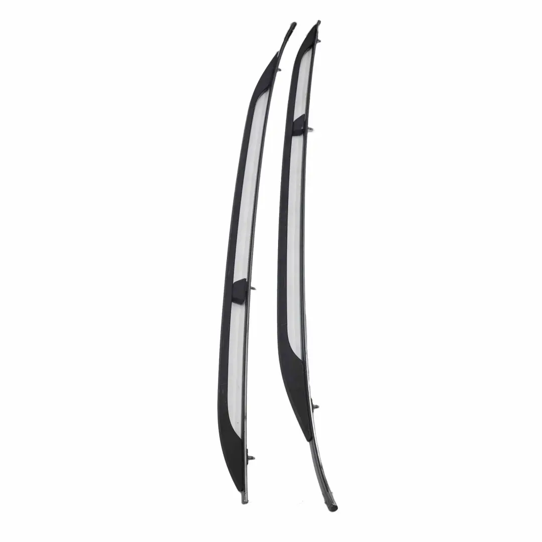 BMW X5 E70 Roof Railing Left Right N/O/S Rack Trim Strip Set Spacegrau - A52 - SKU 7158529-SCG - Part number 7158529