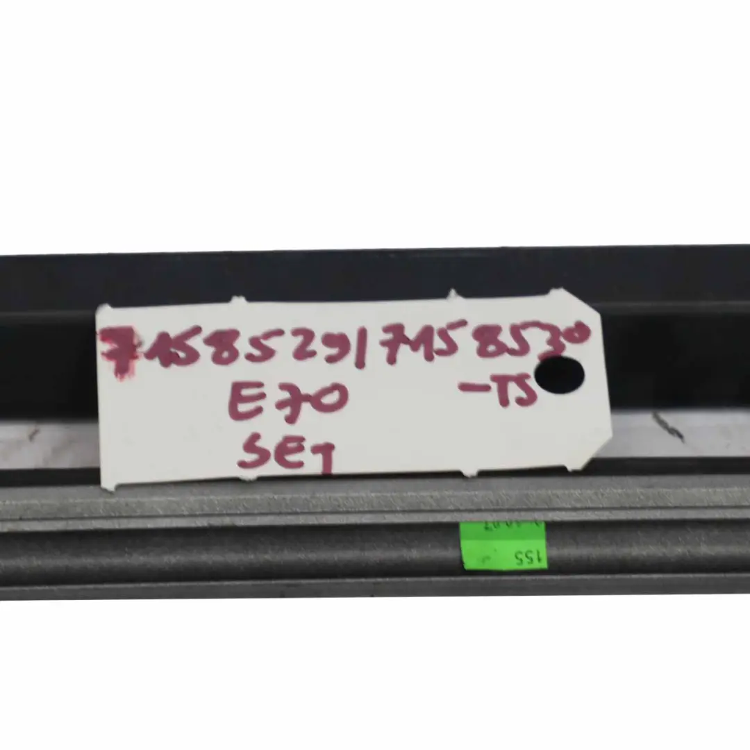 Dachreling Zierleiste Leistung Links Rechts Set Titansilber - 354 für BMW X5 E70 mit Teilenummer 7158529 BMW X5 E70 Dachreling Zierleiste Leistung Links Rechts Set Titansilber - 354 - SKU 7158529-TS - Teilenummer 7158529