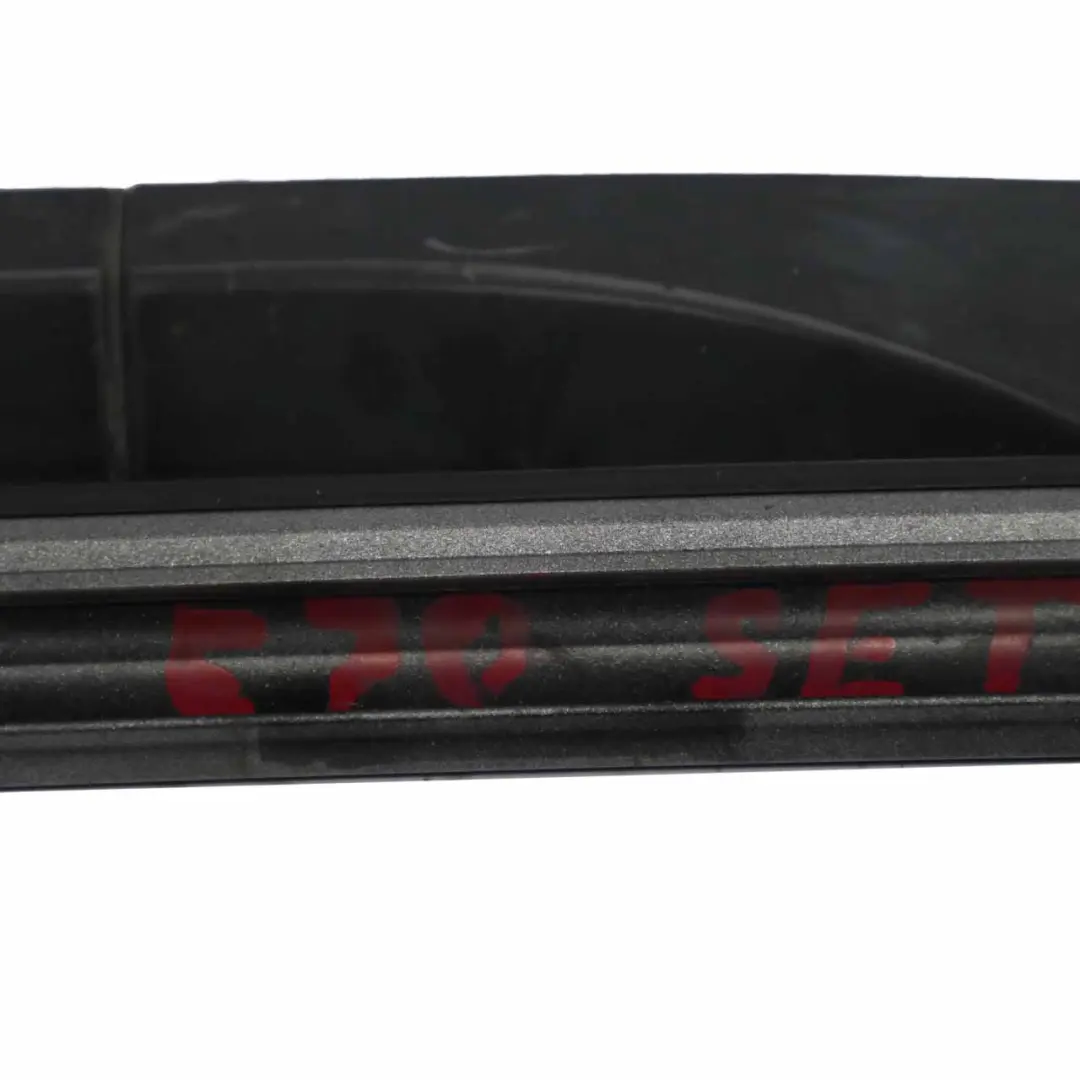 BMW X5 E70 Dachreling Zierleiste Leistung Links Rechts Set Titansilber - 354 - SKU 7158529-TS - Teilenummer 7158529