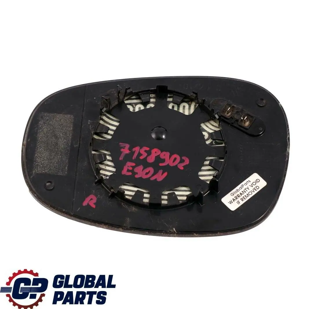 BMW E90 E91 LCI Espejo Calefactado Derecho Cristal Gran Angular Azul - SKU 7158902 - Número de pieza 7158902