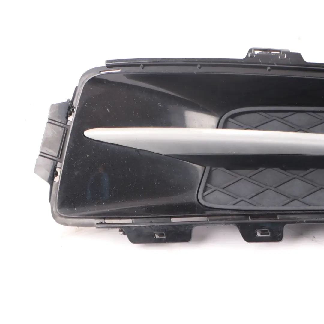 BMW E70 Front Bumper Trim Closed Grid Left Grille Black Sapphire Metallic 475 - SKU 7159593-BS1 - Part number 7159593