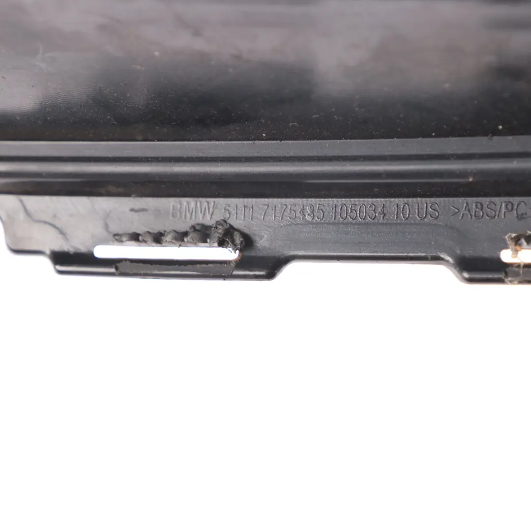 BMW E70 Front Bumper Trim Closed Grid Left Grille Black Sapphire Metallic 475 - SKU 7159593-BS1 - Part number 7159593