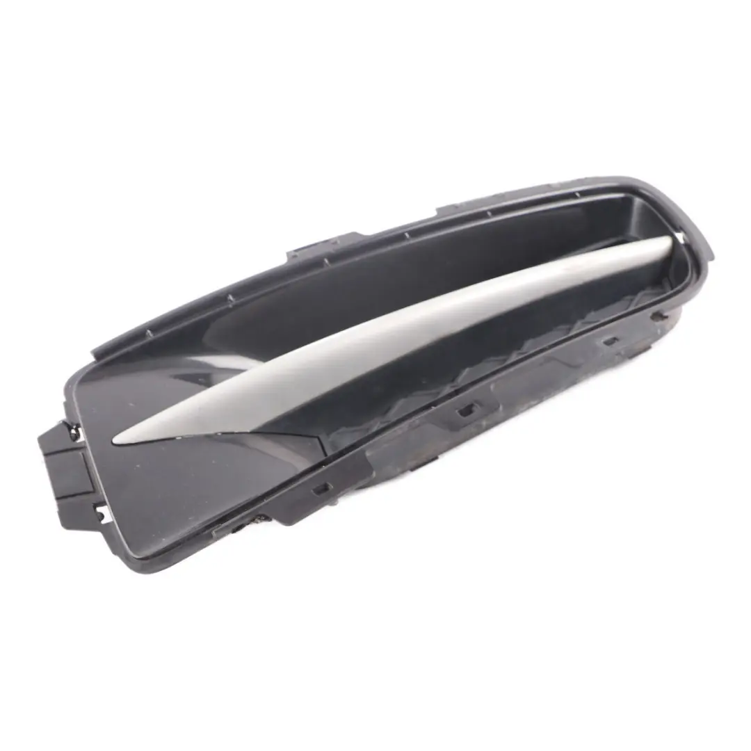 BMW E70 Front Bumper Trim Closed Grid Left Grille Black Sapphire Metallic 475 - SKU 7159593-BS1 - Part number 7159593