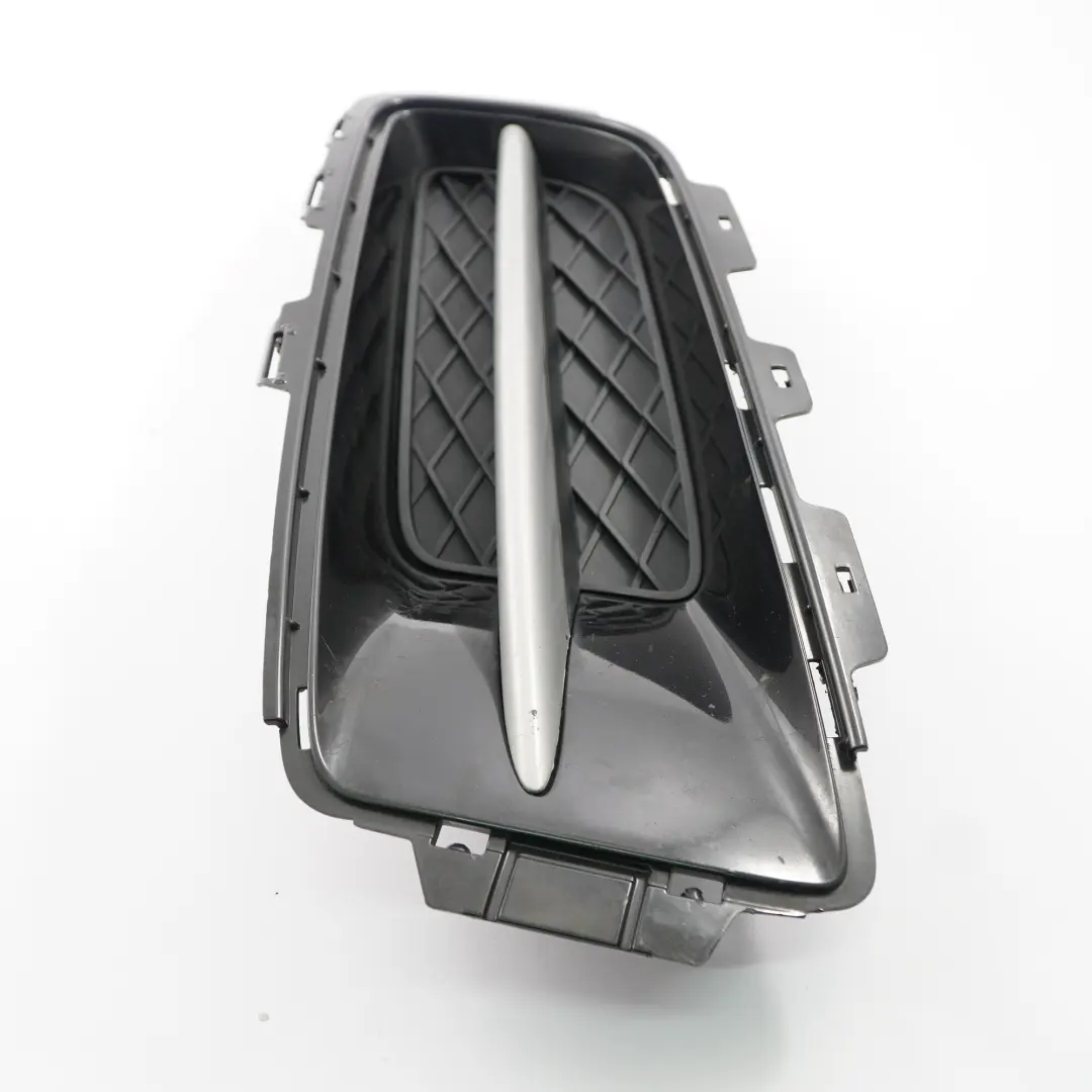 BMW E70 Front Bumper Trim Closed Grid Left Grille Black Sapphire Metallic 475 - SKU 7159593-BS - Part number 7159593