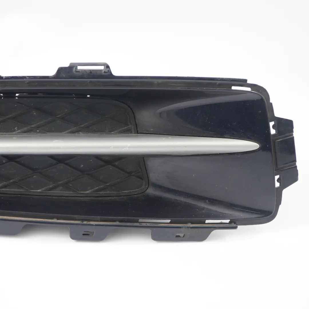BMW X5 E70 Front Bumper Trim Closed Grid Right O/S Grill Carbon Black - SKU 7159594-CAR - Part number 7159594