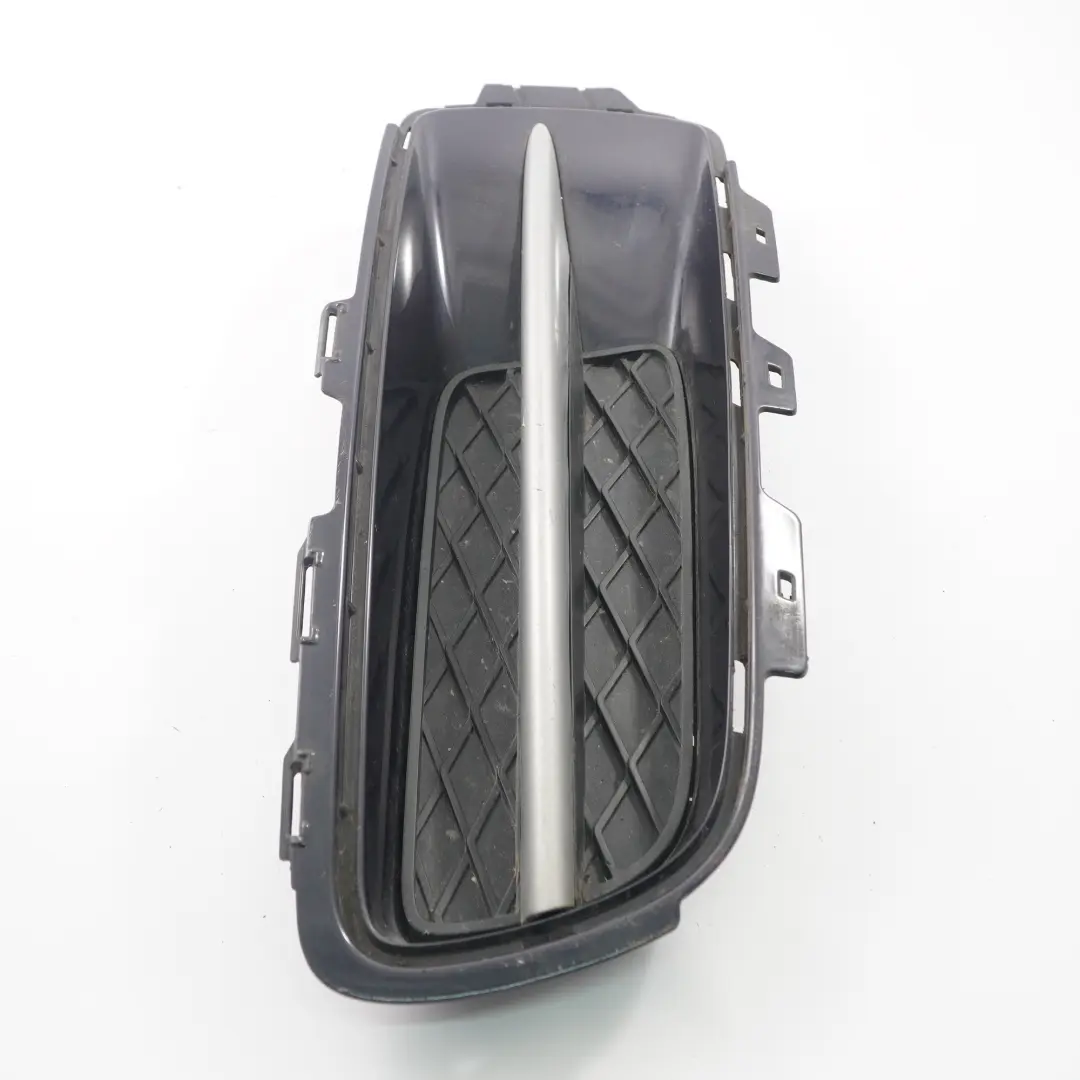BMW X5 E70 Front Bumper Trim Closed Grid Right O/S Grill Carbon Black - SKU 7159594-CAR - Part number 7159594