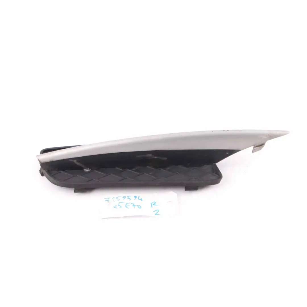  Front Bumper Trim BMW X5 E70 Closed Grid Right O/S Cover Panel - SKU 7159594 - Part number 7159594