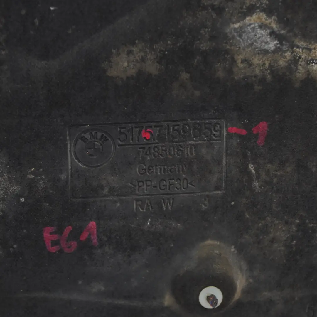 Undertray Compartment Shielding Cover Panel to BMW 5 E61 Touring Engine with Part number 7159659 BMW 5 E61 Touring Engine Undertray Compartment Shielding Cover Panel - SKU 7159659-1 - Part number 7159659