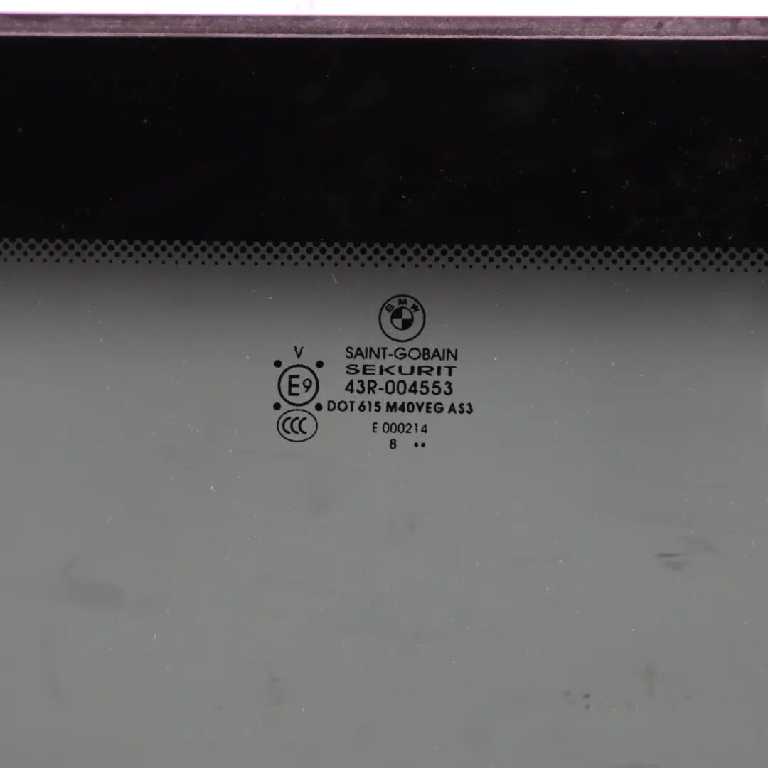 BMW X5 E70 Panorama Roof Panoramic Sliding Glass Front Cover Tinted AS3 - SKU 7160017 - Part number 7176307