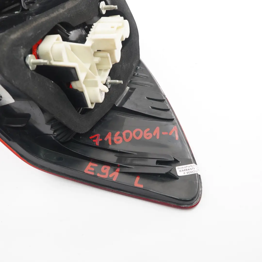 Light Lamp Side Panel Left N/S Tinted Tail Light to BMW E91 Rear with Part number 7160061 BMW E91 Rear Light Lamp Side Panel Left N/S Tinted Tail Light - SKU 7160061-1 - Part number 7160061
