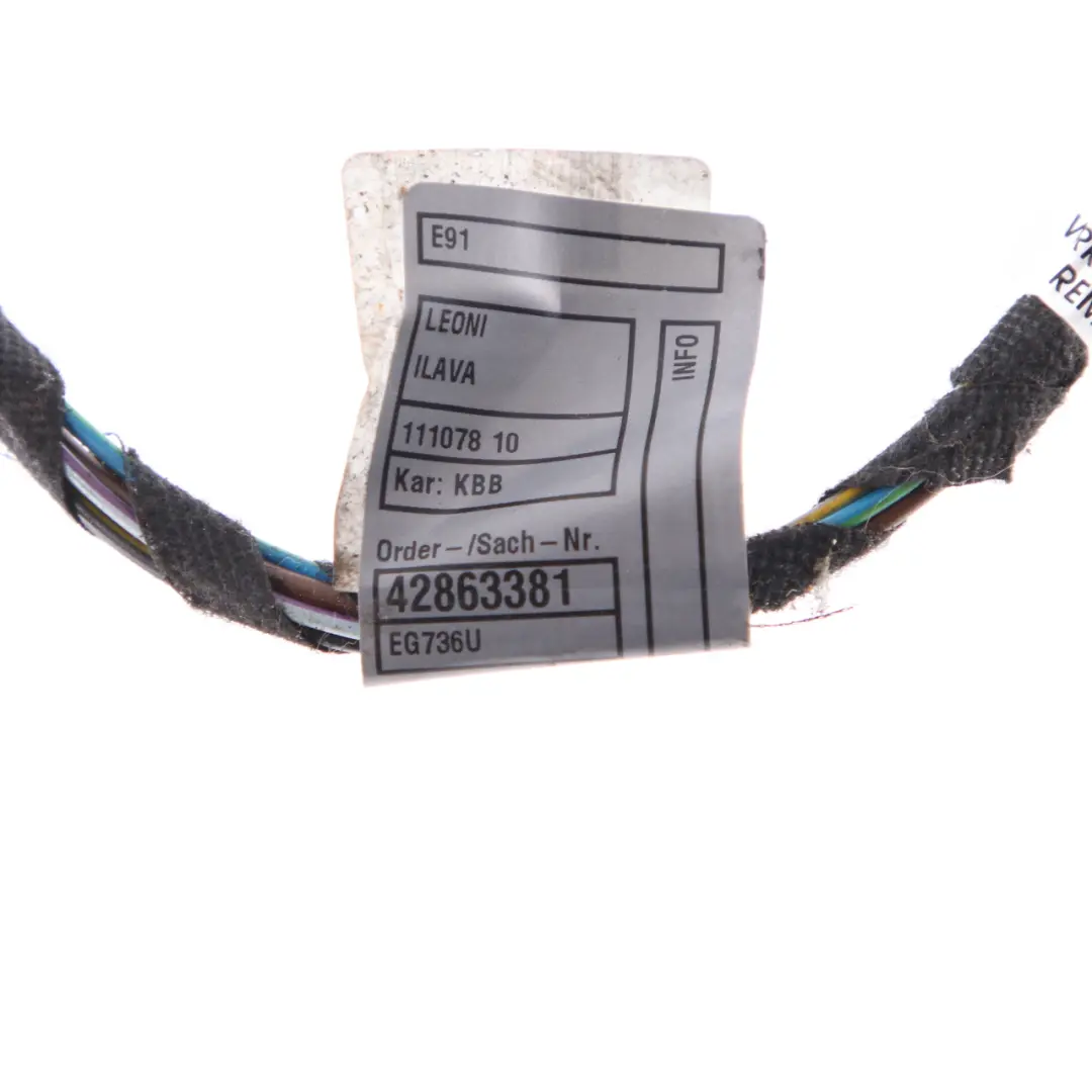 Lamp Light Side Panel Left N/S Plug Socket Wiring 6984754 to BMW E91 Rear with Part number 7160061 BMW E91 Rear Lamp Light Side Panel Left N/S Plug Socket Wiring 6984754 - SKU 7160061-3 - Part number 7160061