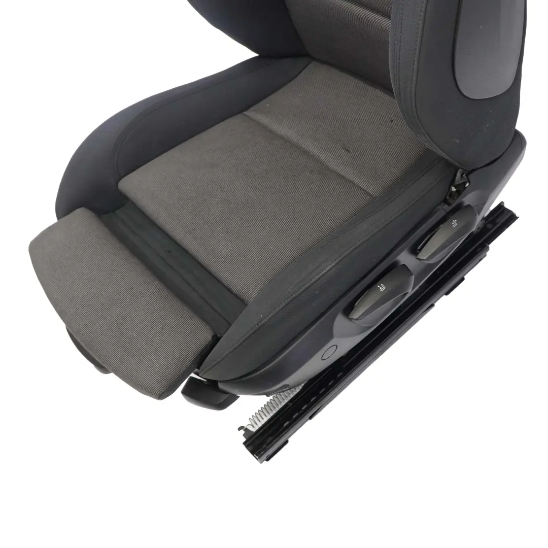BMW 1 er E87 Sport Vordersitz Vorne Links Sitz Bezug Stoff Moire Anthrazit - SKU 7160309 - Teilenummer 7160309