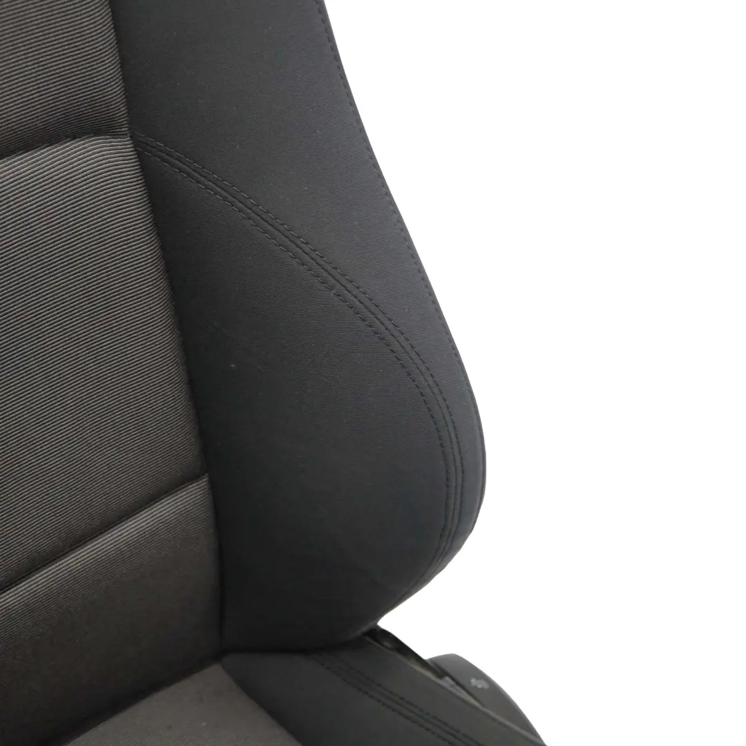 BMW 1 er E87 Sport Vordersitz Vorne Links Sitz Bezug Stoff Moire Anthrazit - SKU 7160309 - Teilenummer 7160309