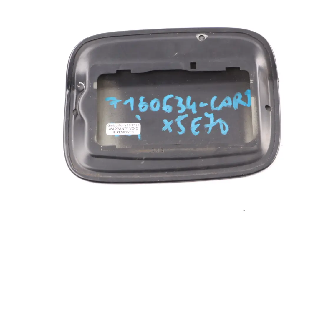 BMW X5 E70 Tankdeckel Einfüllklappe Carbonschwarz Metallic-416 - SKU 7160634-CAR1 - Teilenummer 7160634