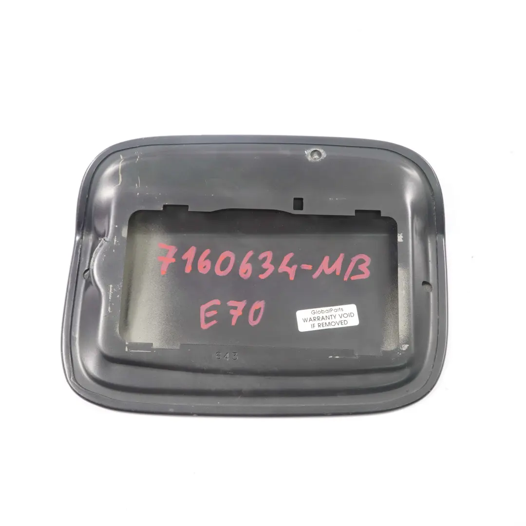 BMW X5 E70 Capuchon du volet de remplissage Monacoblau Bleu Monaco A35 - SKU 7160634-MB - Numéro de pièce 7160634