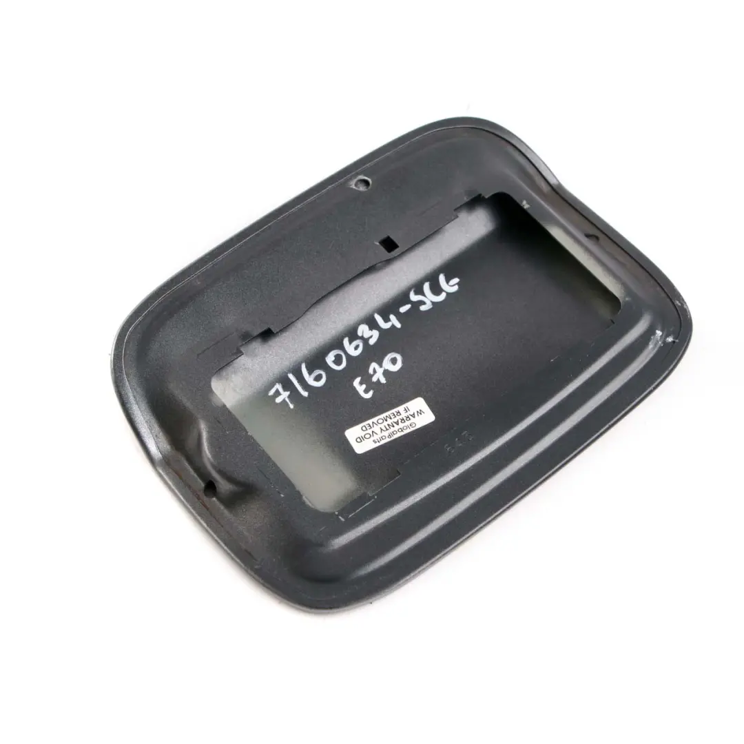 Fill In Flap Fuel Filler Cover Cap Spacegrau Metallic Space Grey A52 to BMW X5 E70 with Part number 7160634 BMW X5 E70 Fill In Flap Fuel Filler Cover Cap Spacegrau Metallic Space Grey A52 - SKU 7160634-SCG - Part number 7160634