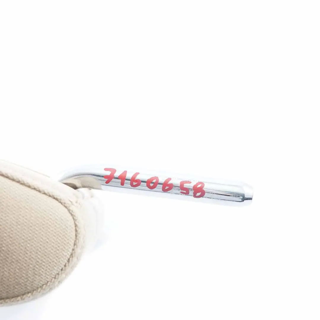 Sedile Posteriore Poggiatesta Centro Tessuto Beige per BMW E90 E91 con numero di parte 7160658 BMW E90 E91 Sedile Posteriore Poggiatesta Centro Tessuto Beige - SKU 7160658 - Numero di parte 7160658