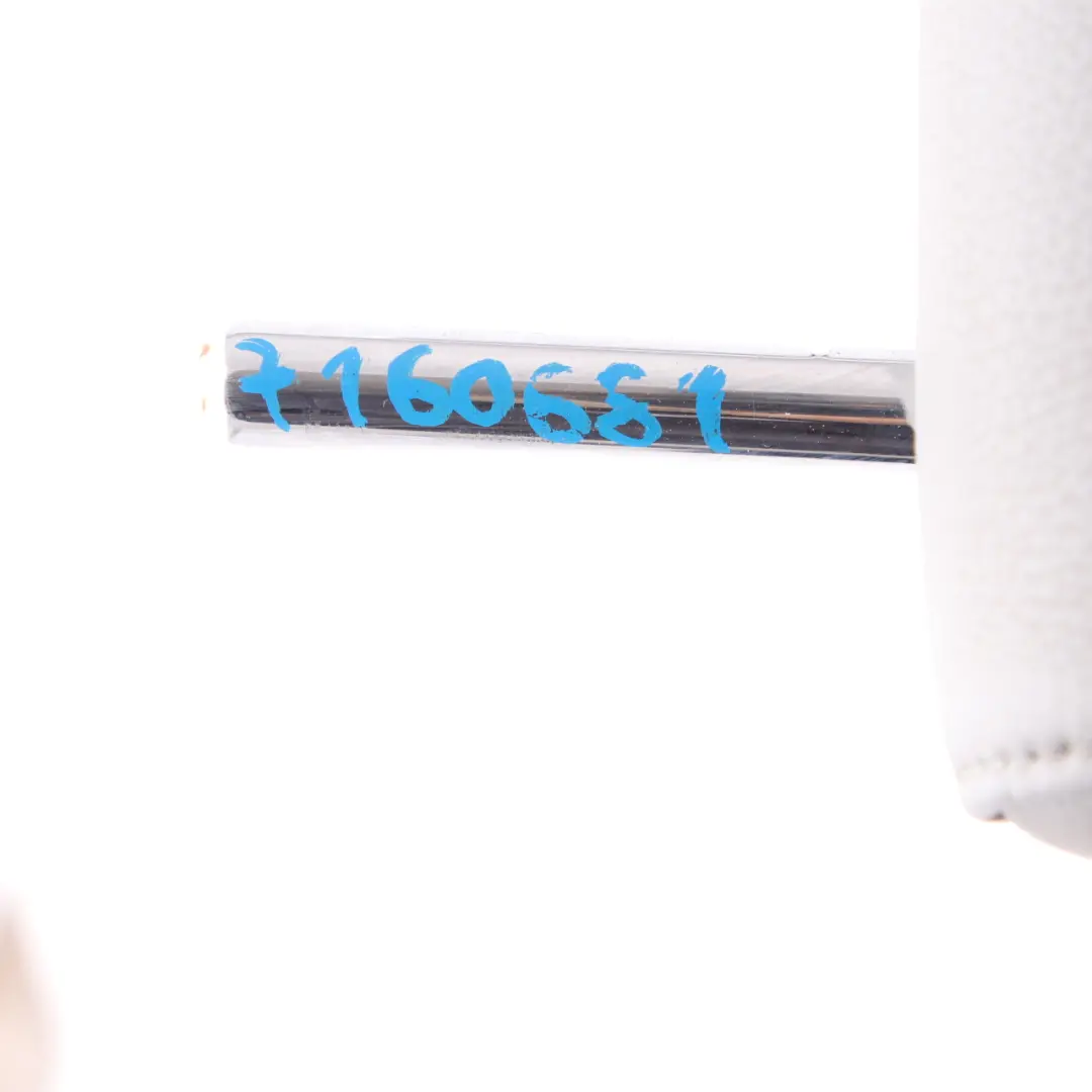 Headrest Rear Centre Middle Backrest Leather Grey to BMW E90 E91 Seat with Part number 7160681 BMW E90 E91 Seat Headrest Rear Centre Middle Backrest Leather Grey - SKU 7160681 - Part number 7160681