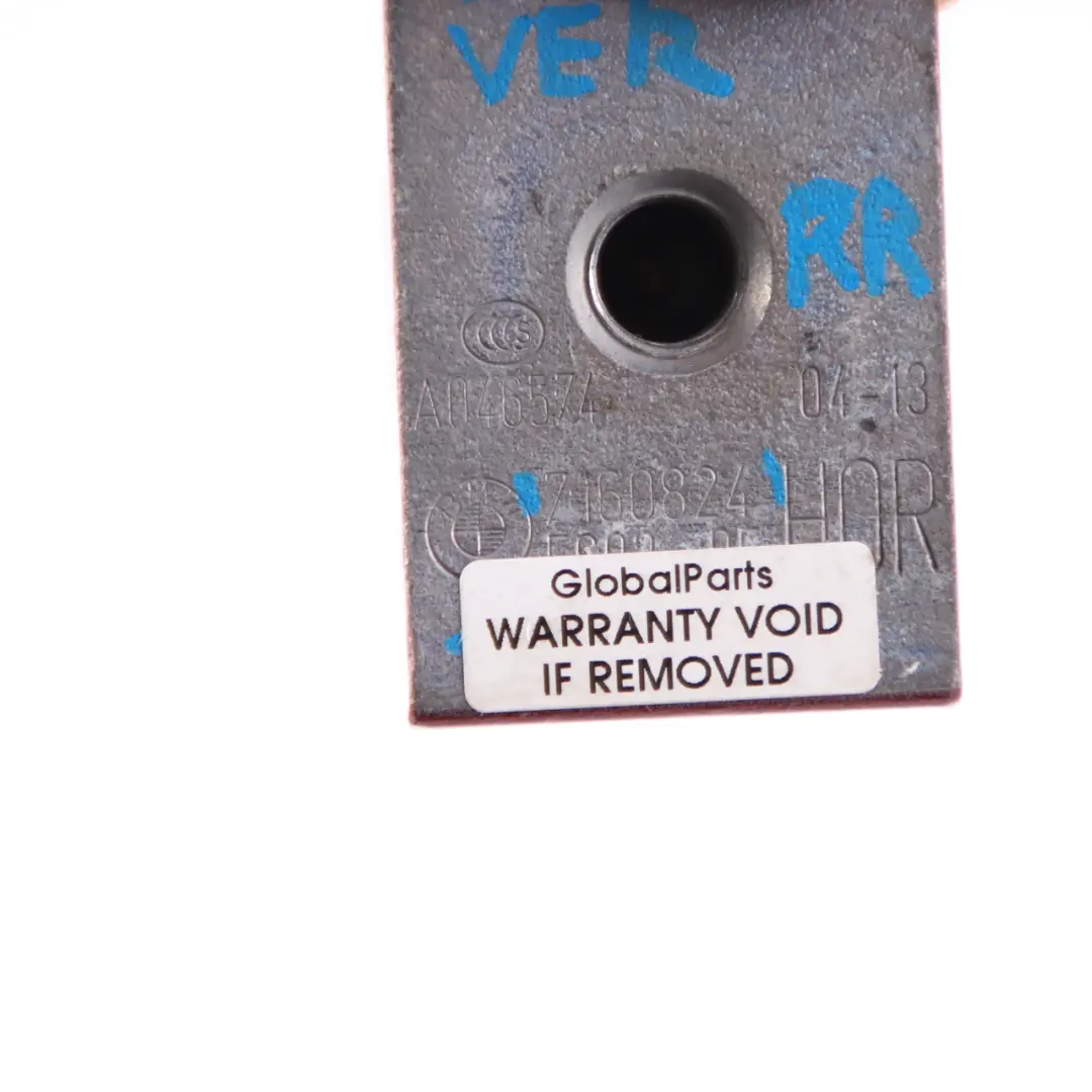 Door Hinge Rear Right Upper O/S Vermilionrot Red Metallic A82 to BMW X3 F25 with Part number 7160824 BMW X3 F25 Door Hinge Rear Right Upper O/S Vermilionrot Red Metallic A82 - SKU 7160824-VER - Part number 7160824