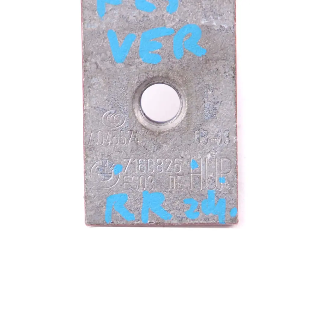 BMW X3 F25 Door Hinge Rear Right Lower Bottom O/S Vermilionrot Red Metallic A82 - SKU 7160826-VER - Part number 7160826