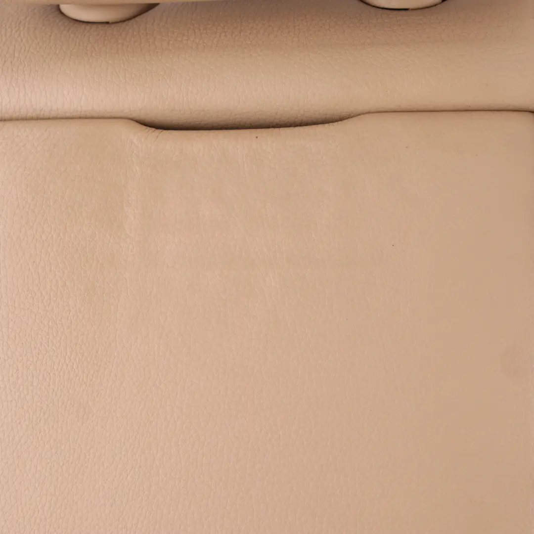 Backrest BMW E91 Touring Left N/S Back Cover Leather Dakota Beige to Rear Seat with Part number 7161289 Rear Seat Backrest BMW E91 Touring Left N/S Back Cover Leather Dakota Beige - SKU 7161289 - Part number 7161289