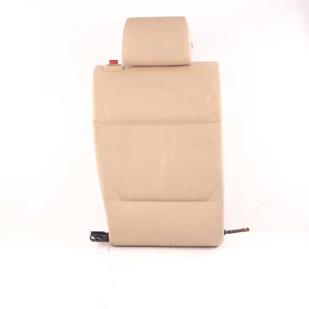 Backrest BMW E91 Touring Right O/S Back Cover Leather Dakota Beige to Rear Seat with Part number 7161295 Rear Seat Backrest BMW E91 Touring Right O/S Back Cover Leather Dakota Beige - SKU 7161295 - Part number 7161295