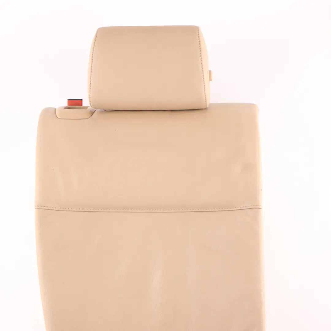 Backrest BMW E91 Touring Right O/S Back Cover Leather Dakota Beige to Rear Seat with Part number 7161295 Rear Seat Backrest BMW E91 Touring Right O/S Back Cover Leather Dakota Beige - SKU 7161295 - Part number 7161295