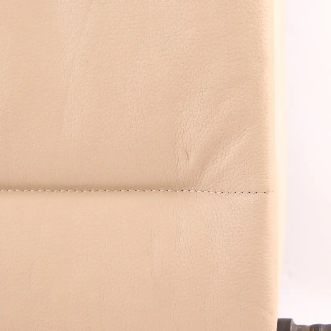 Backrest BMW E91 Touring Right O/S Back Cover Leather Dakota Beige to Rear Seat with Part number 7161295 Rear Seat Backrest BMW E91 Touring Right O/S Back Cover Leather Dakota Beige - SKU 7161295 - Part number 7161295