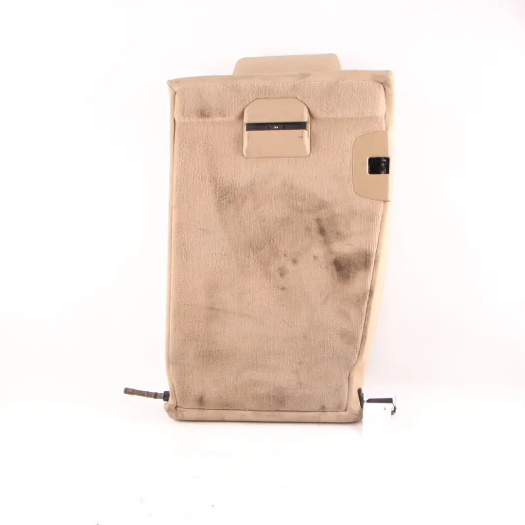 Backrest BMW E91 Touring Right O/S Back Cover Leather Dakota Beige to Rear Seat with Part number 7161295 Rear Seat Backrest BMW E91 Touring Right O/S Back Cover Leather Dakota Beige - SKU 7161295 - Part number 7161295