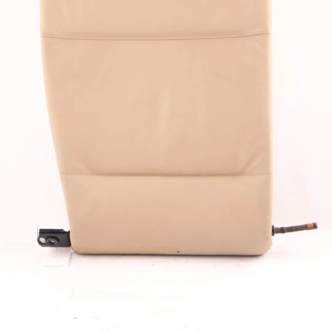 Backrest BMW E91 Touring Right O/S Back Cover Leather Dakota Beige to Rear Seat with Part number 7161295 Rear Seat Backrest BMW E91 Touring Right O/S Back Cover Leather Dakota Beige - SKU 7161295 - Part number 7161295