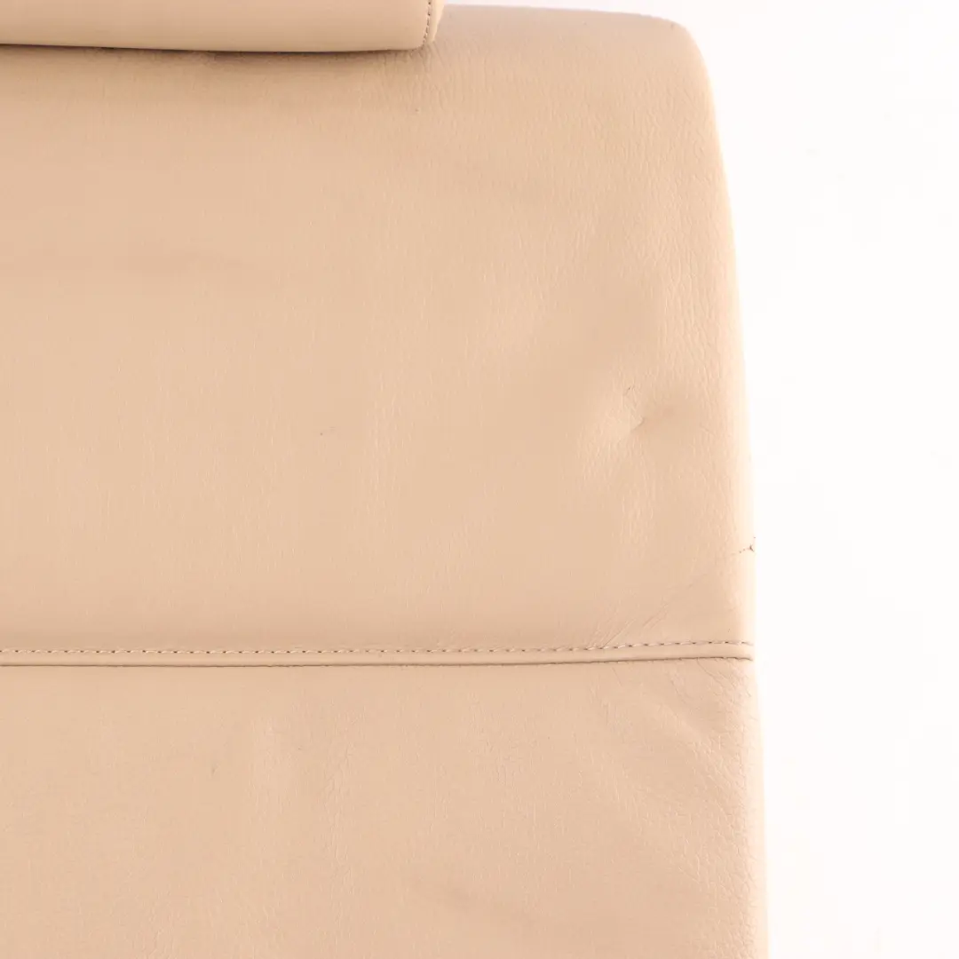 Backrest BMW E91 Touring Right O/S Back Cover Leather Dakota Beige to Rear Seat with Part number 7161295 Rear Seat Backrest BMW E91 Touring Right O/S Back Cover Leather Dakota Beige - SKU 7161295 - Part number 7161295