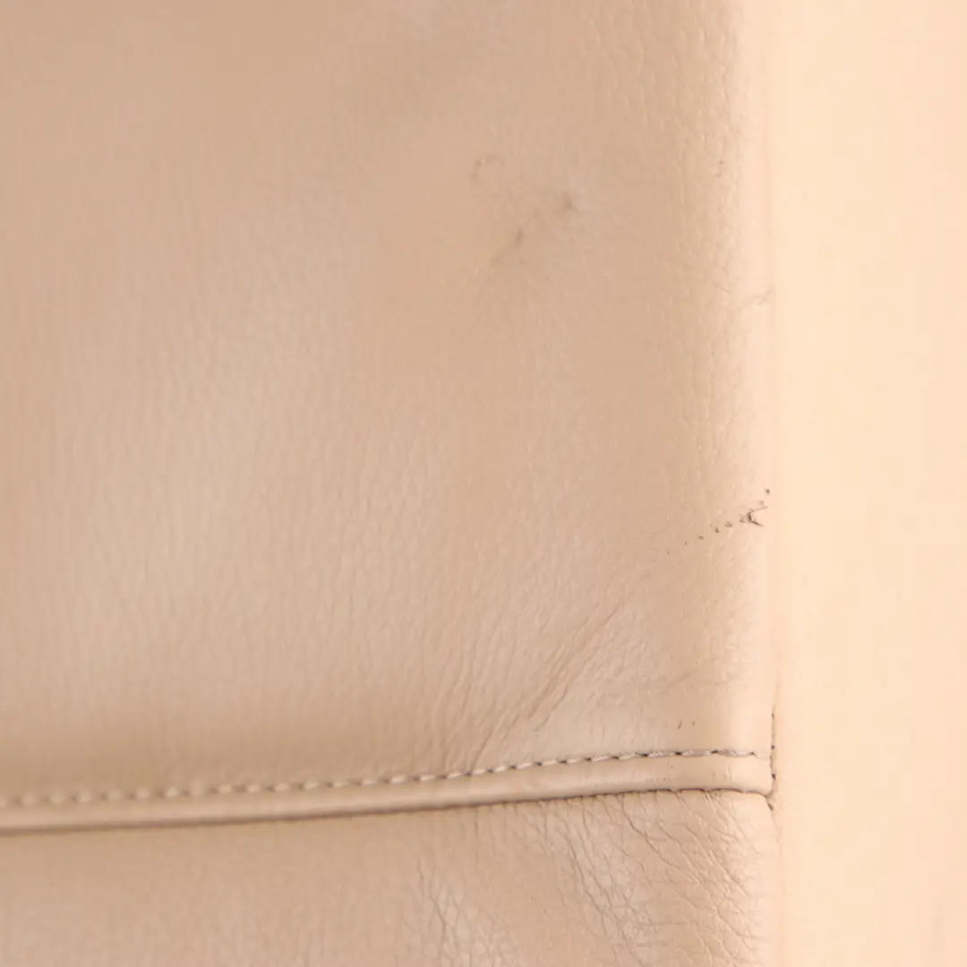 Backrest BMW E91 Touring Right O/S Back Cover Leather Dakota Beige to Rear Seat with Part number 7161295 Rear Seat Backrest BMW E91 Touring Right O/S Back Cover Leather Dakota Beige - SKU 7161295 - Part number 7161295