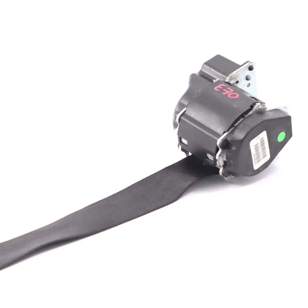 Rear Seatbelt BMW X5 E70 Rear Centre Upper Seat Belt Black - SKU 7161646 - Part number 7161646