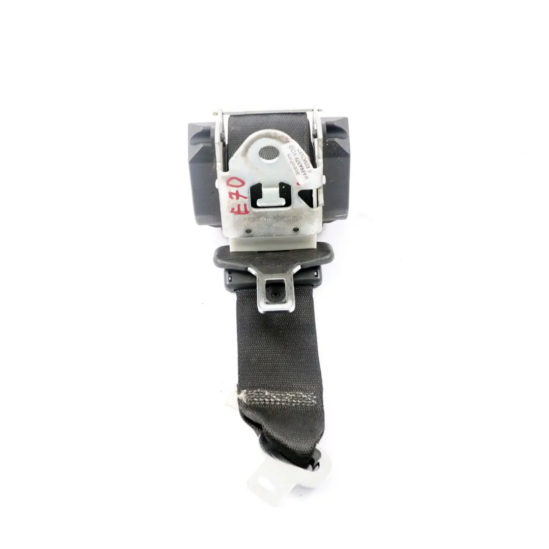 Cintura Sicurezza Posteriore BMW E70 Terza Fila Superiore Sinistra Nero per con numero di parte 7161653 Cintura Sicurezza Posteriore BMW E70 Terza Fila Superiore Sinistra Nero - SKU 7161653 - Numero di parte 7161653