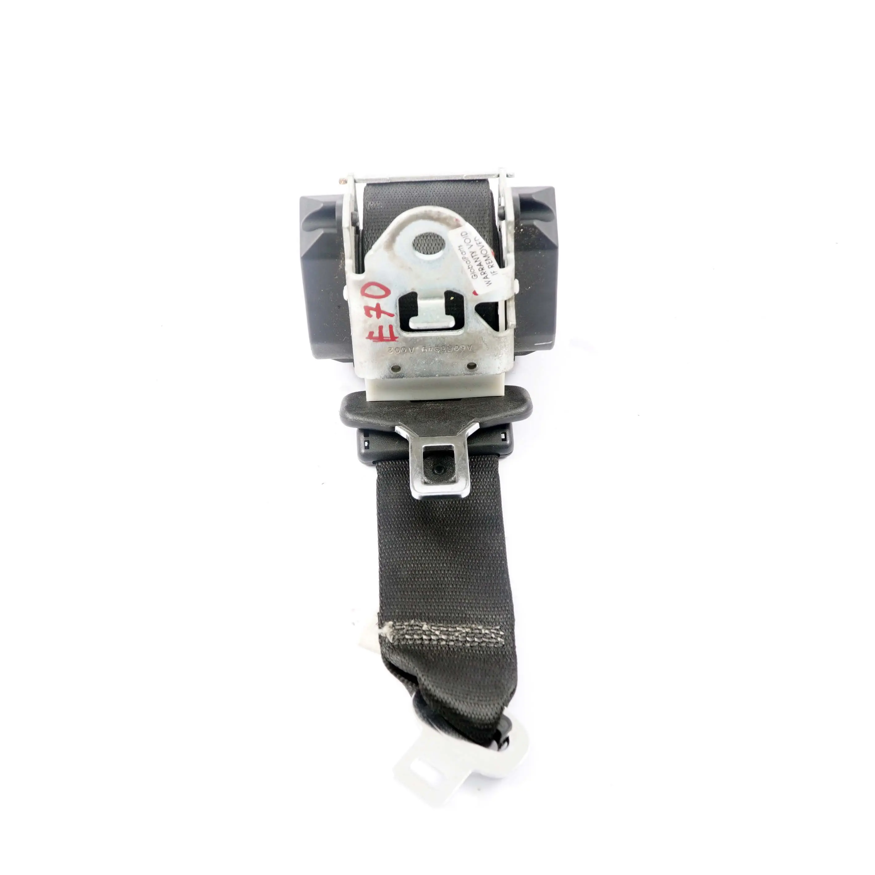 Cintura Sicurezza Posteriore BMW E70 Terza Fila Superiore Sinistra Nero 7161653