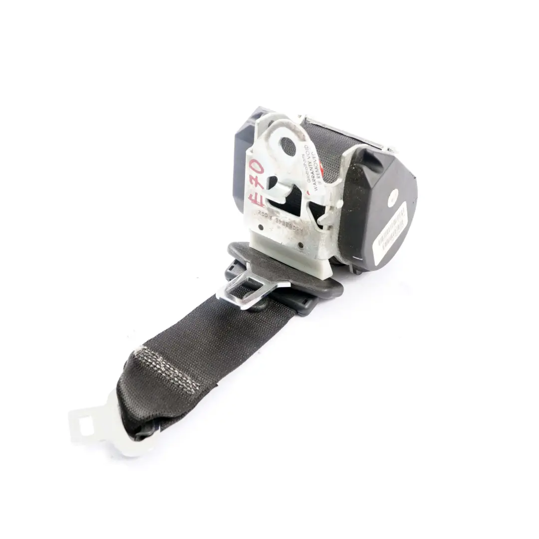 BMW X5 E70 3. Sitzreihe Obergurt Sicherheitsgurt Hinten Links Schwarz - SKU 7161653 - Teilenummer 7161653