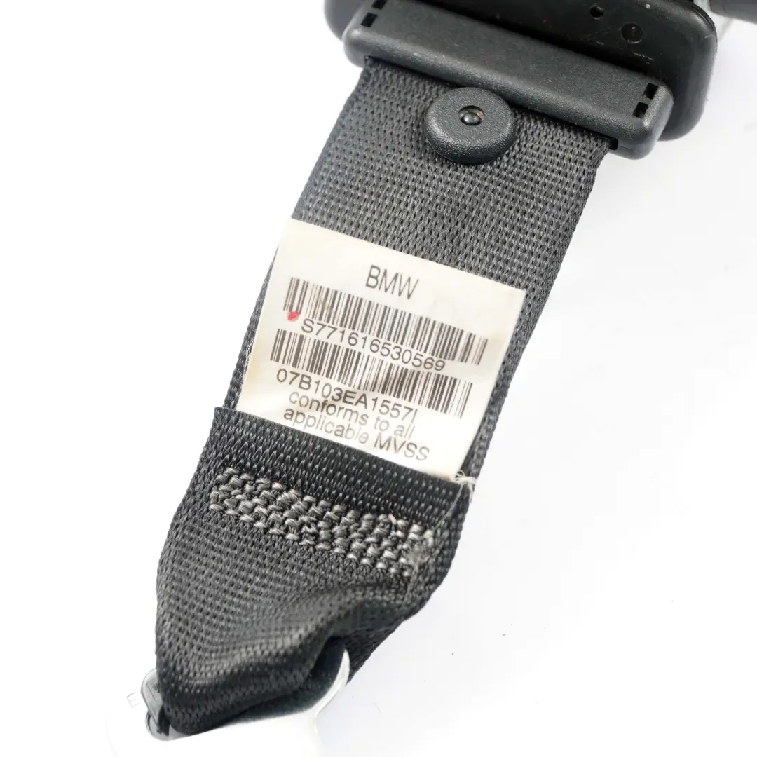 BMW X5 E70 3. Sitzreihe Obergurt Sicherheitsgurt Hinten Links Schwarz - SKU 7161653 - Teilenummer 7161653
