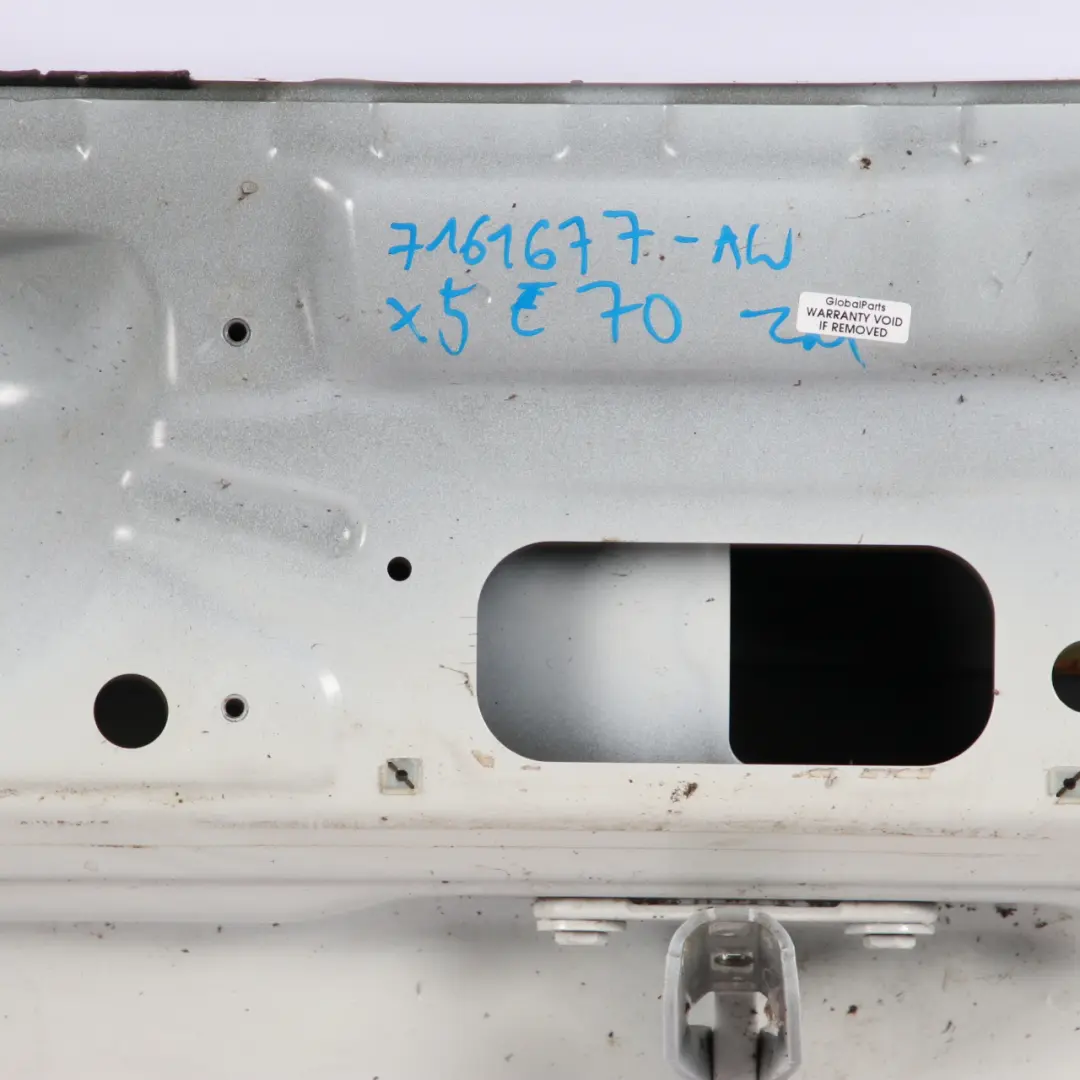 Boot Trunk Lid Tailgate Bottom Panel Alpinweiss Alpine White - 300 to BMW X5 E70 with Part number 7161677 BMW X5 E70 Boot Trunk Lid Tailgate Bottom Panel Alpinweiss Alpine White - 300 - SKU 7161677-AW - Part number 7161677