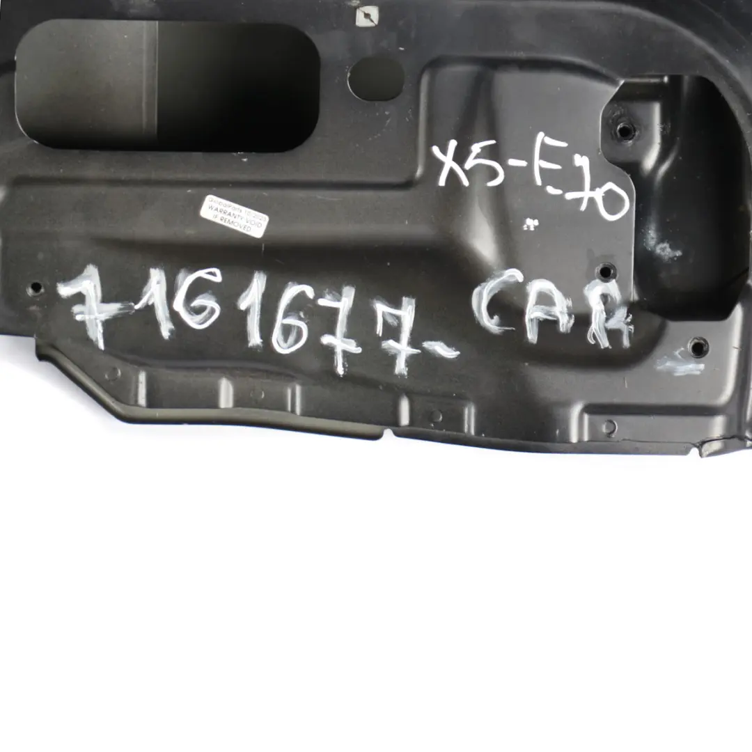 BMW X5 E70 Boot Trunk Lid Tailgate Bottom Panel Carbonschwarz Black - 416 - SKU 7161677-CAR - Part number 7161677