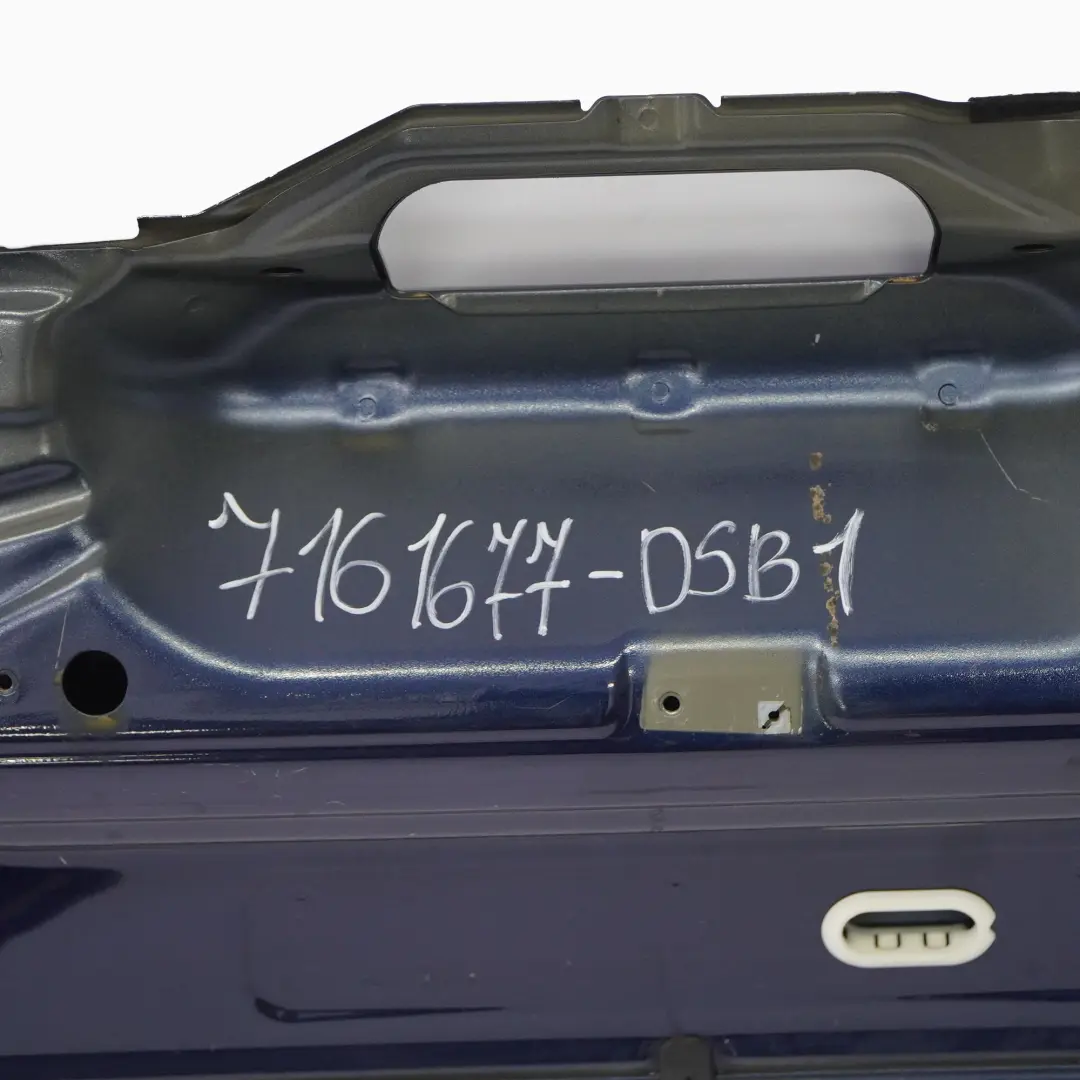 BMW X5 E70 Boot Trunk Lid Tailgate Bottom Panel Deep Sea Blue Metallic - A76 - SKU 7161677-DSB1 - Part number 7161677